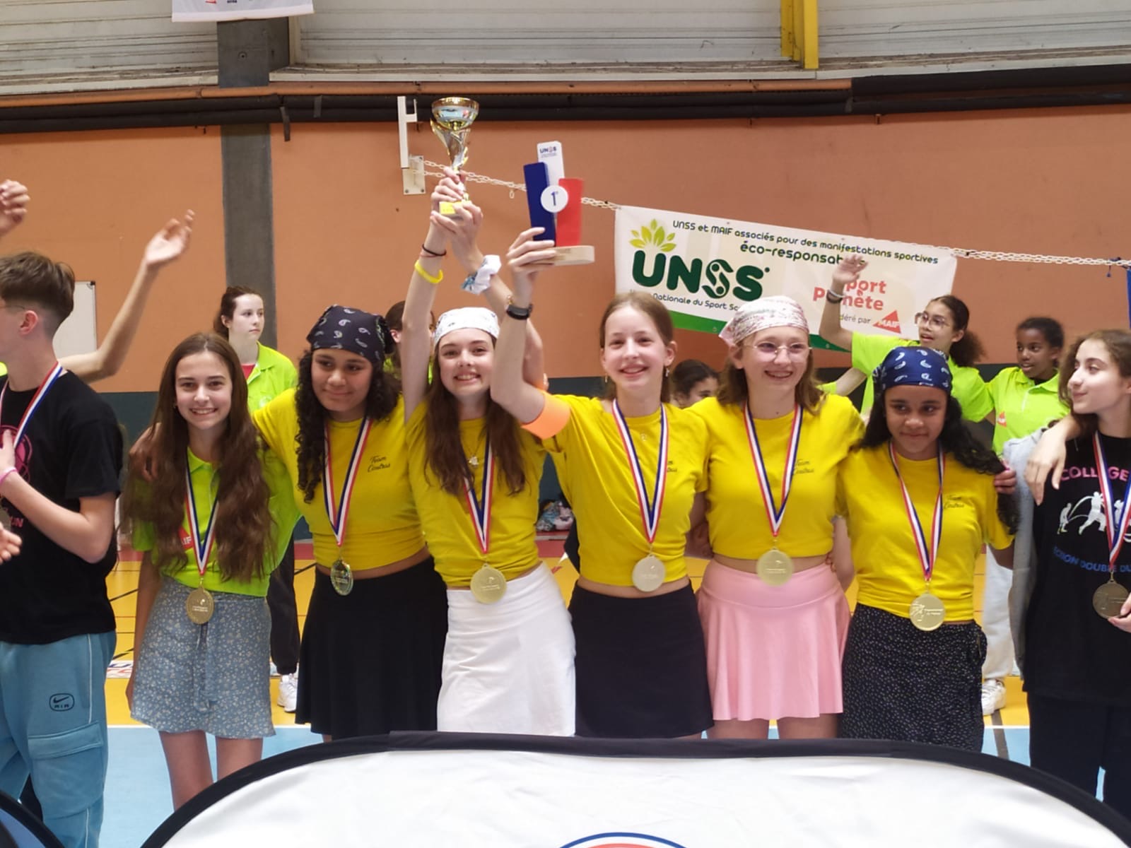 Les élèves de l’AS Coutras championnes de France de Double Dutch !